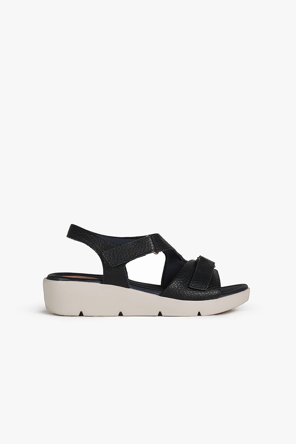 Sandália Feminina Anabela Usaflex Lisiane Preto 1