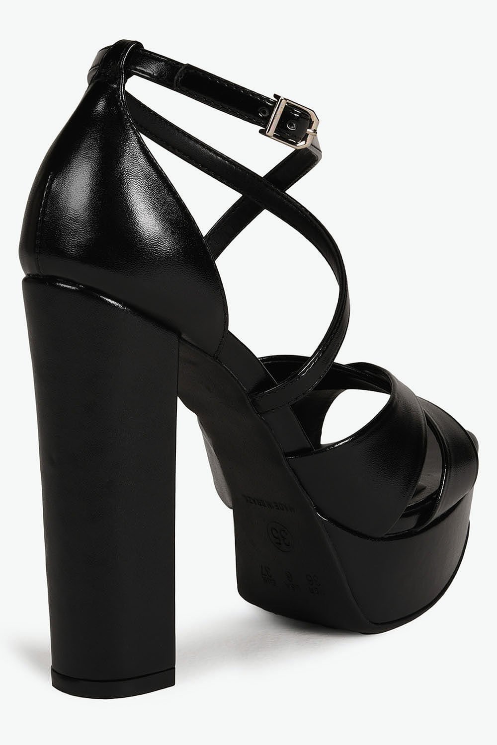 Sandália Feminina Meia-Pata Mundial Myrelle Preto 2