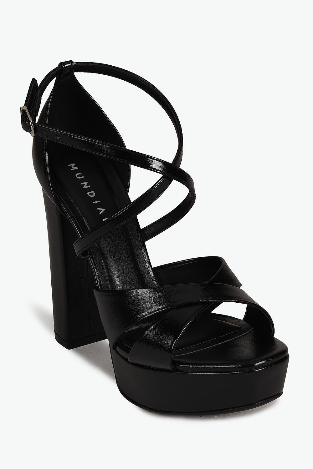 Sandália Feminina Meia-Pata Mundial Myrelle Preto 4