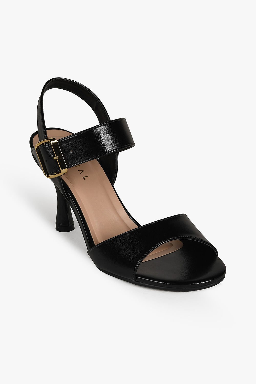 Sandália Feminina Salto Alto Mundial Samia Preto 2