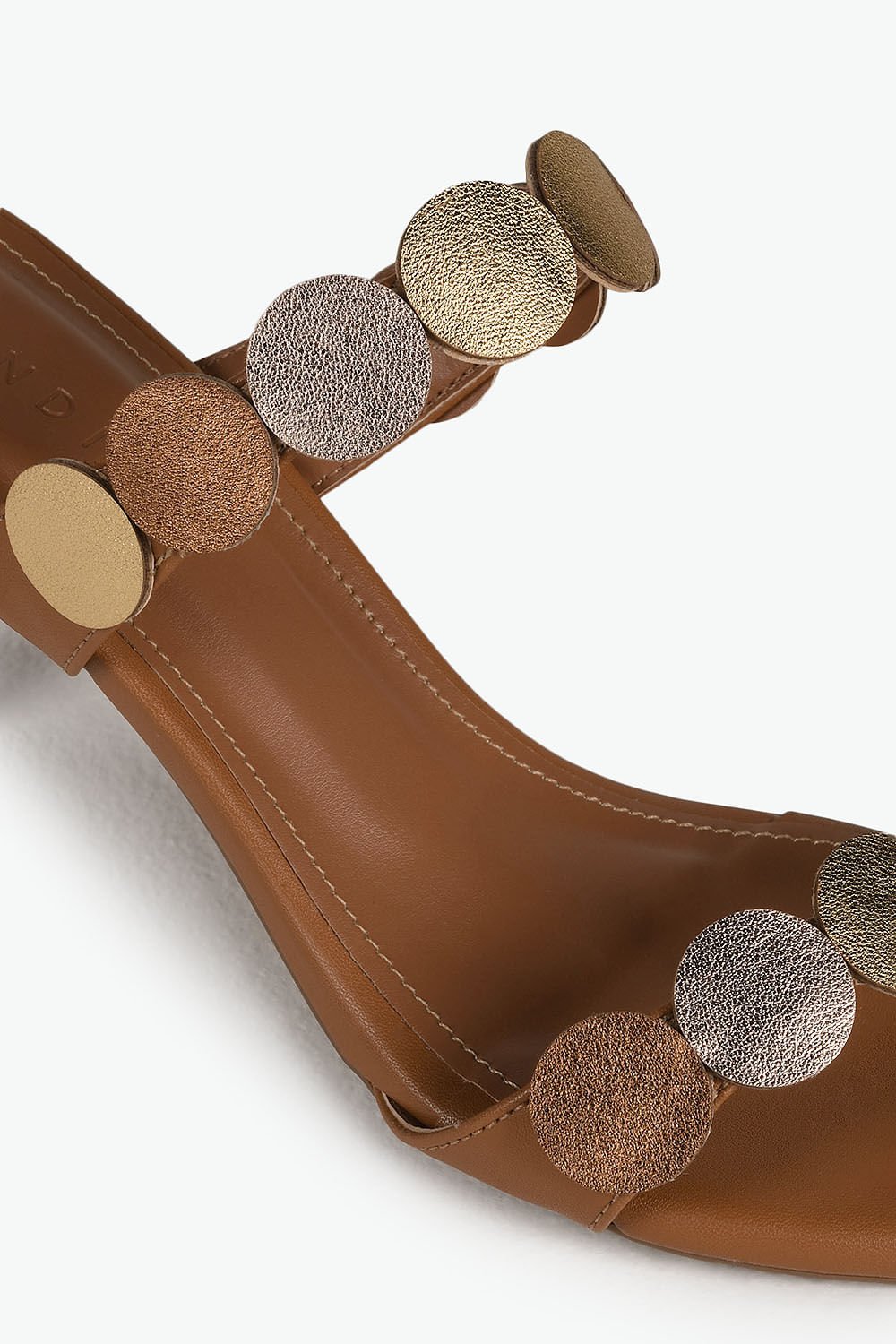 Tamanco Feminino Salto Alto Mundial Neville Marrom 2