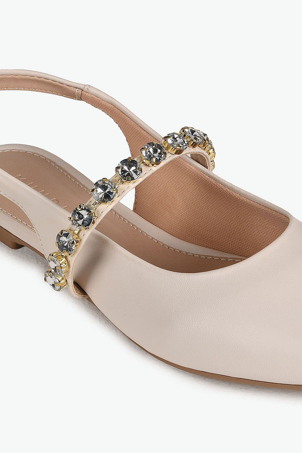 Sapatilha Feminina Slingback Mundial Aurelin Branco 2