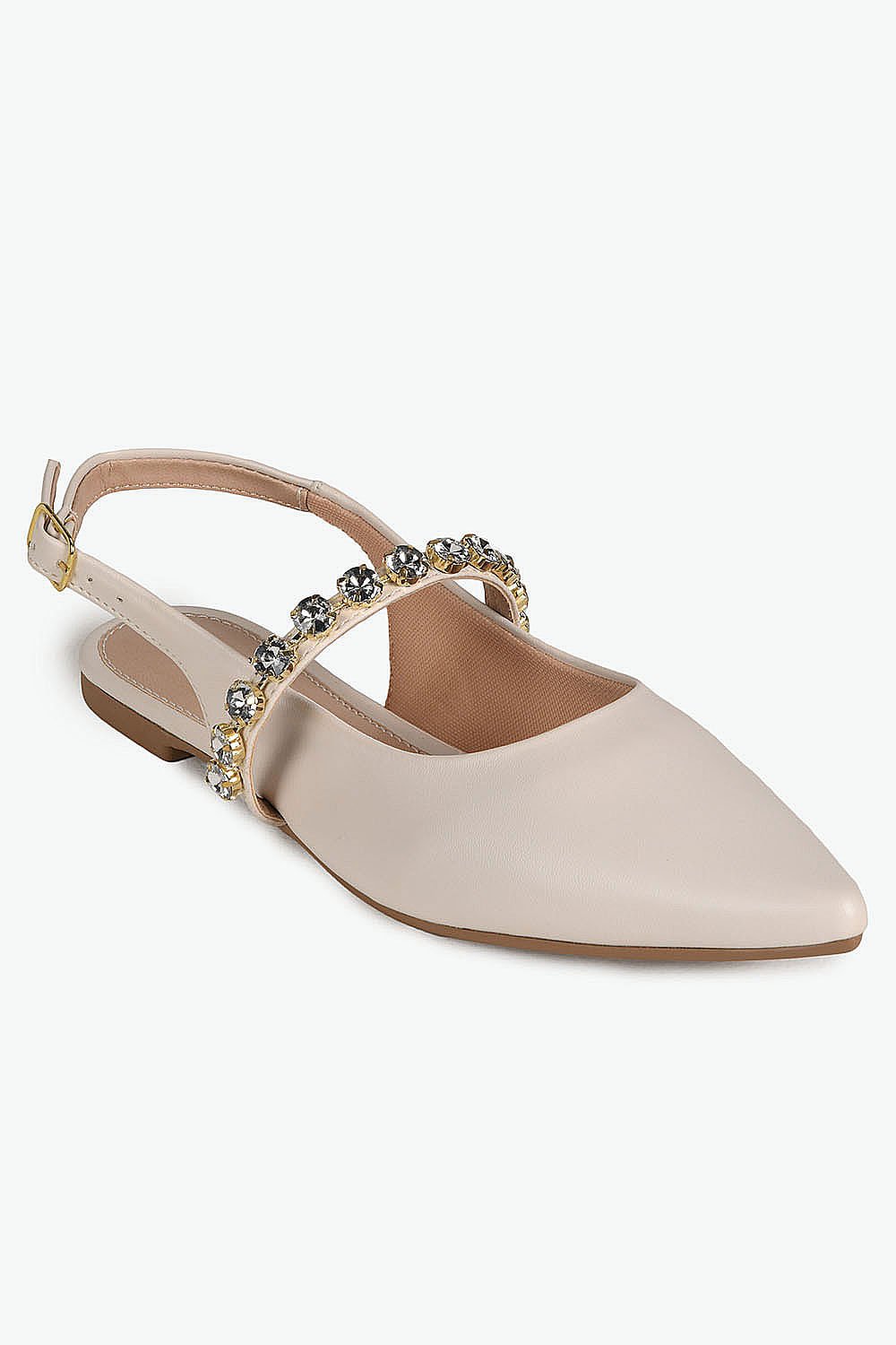 Sapatilha Feminina Slingback Mundial Aurelin Branco 4