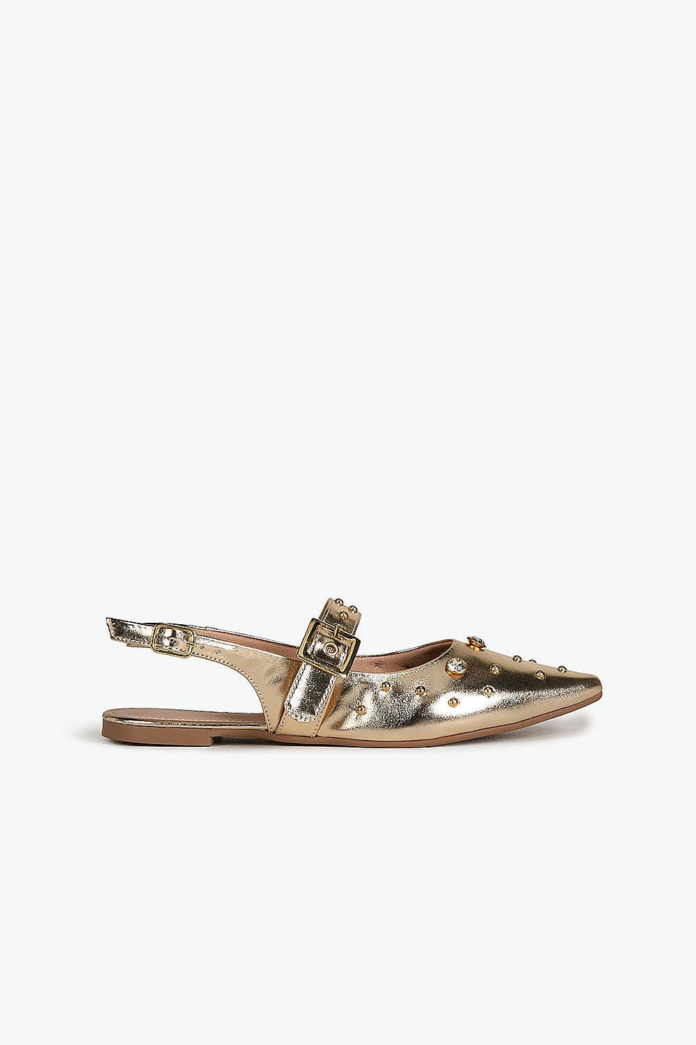 Sapatilha Feminina Slingback Mundial Aurimar Dourado 2