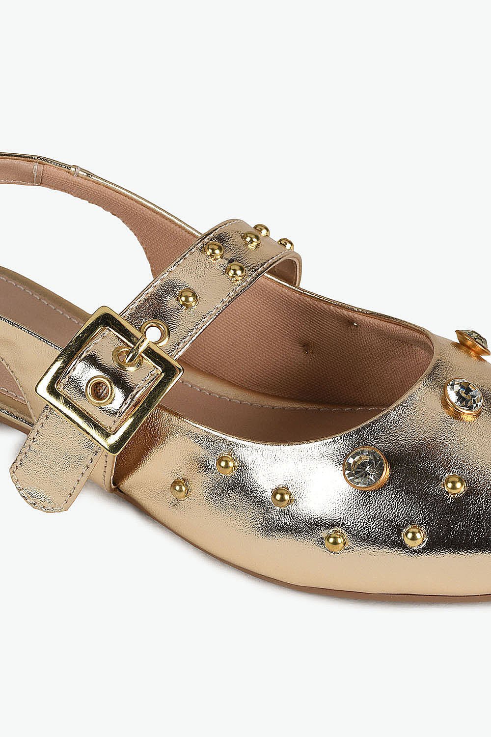 Sapatilha Feminina Slingback Mundial Aurimar Dourado 4