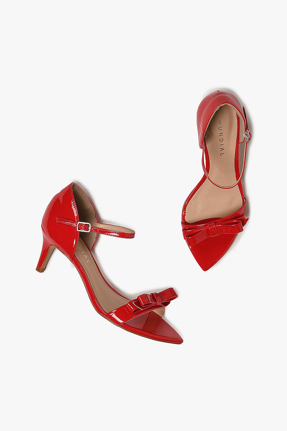 Sandália Feminina Salto Alto Mundial Kimberly Vermelho 3