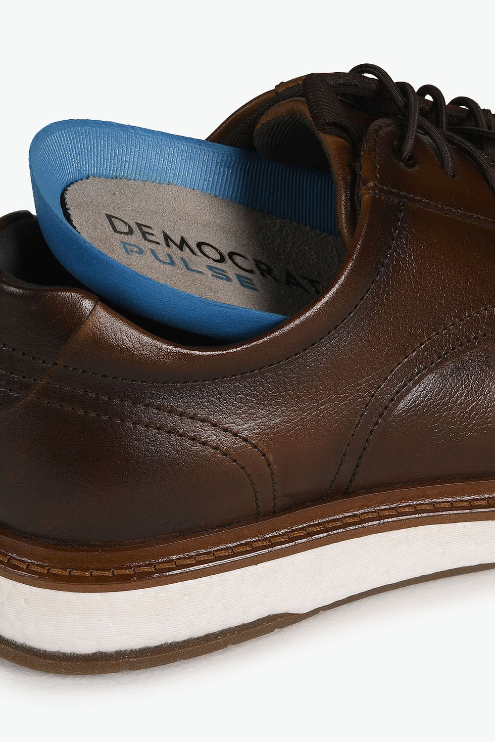 Sapato Casual Masculino Democrata Metropolitan Clark Pulse Marrom 2