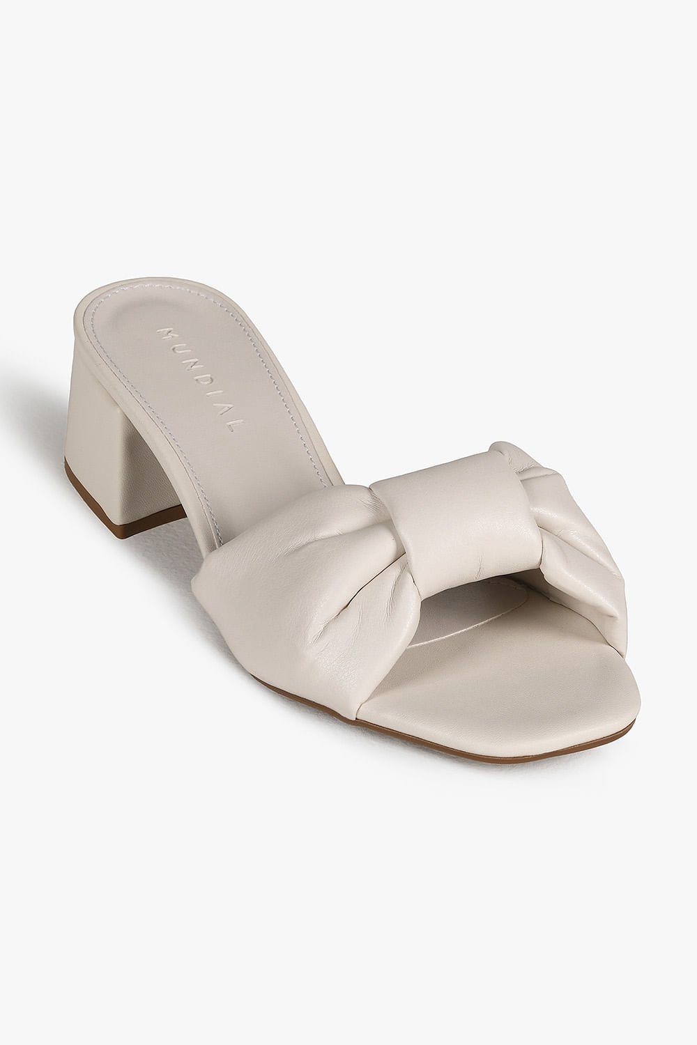 Tamanco Feminino Salto Médio Mundial Selyna Branco 4