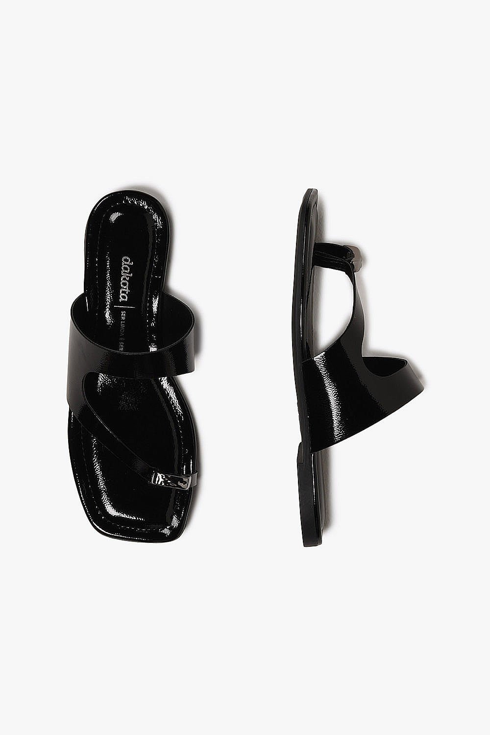 Rasteira Femimina Dakota Chily Preto 3