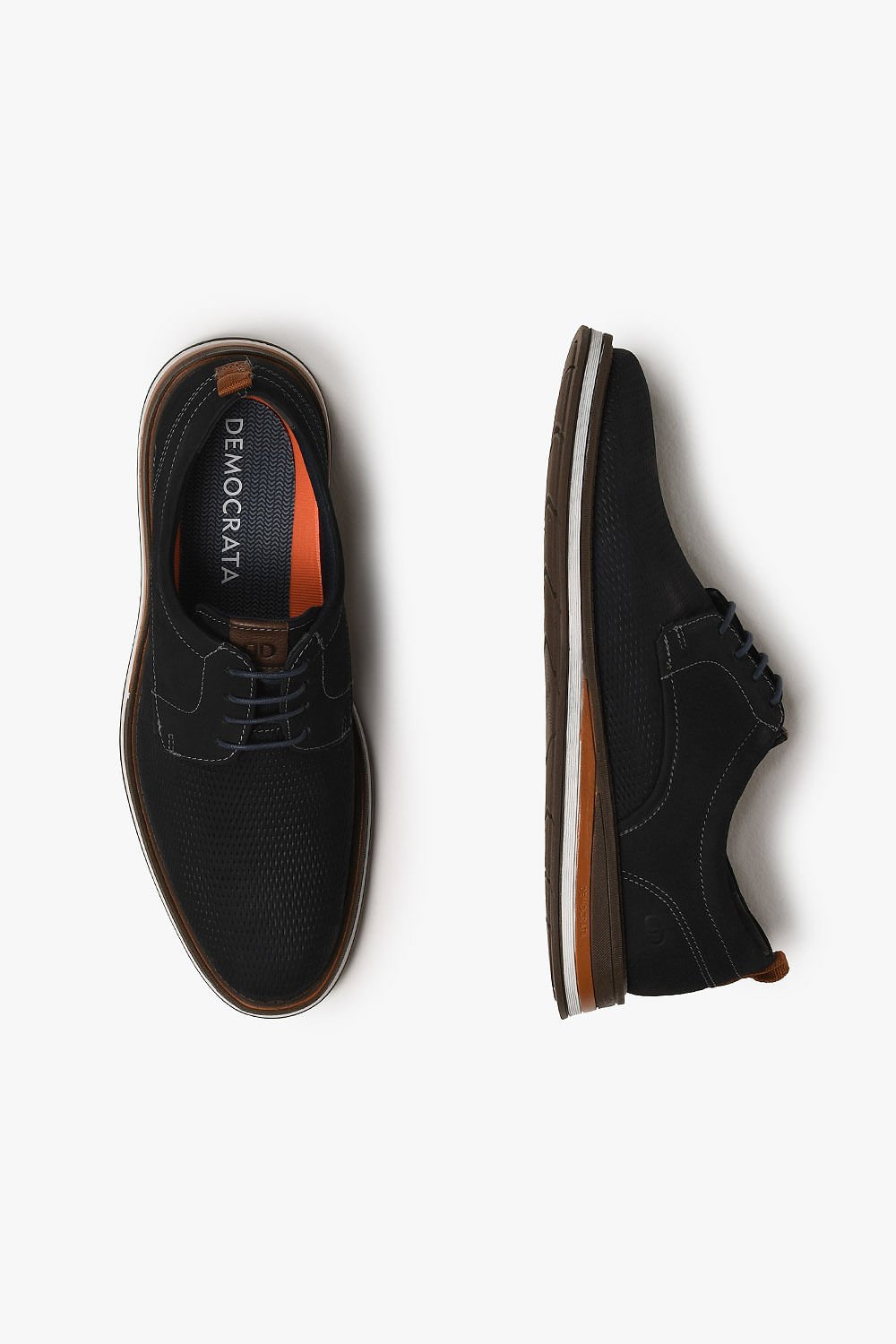 Sapato Casual Masculino Democrata Metropolitan Azul 6