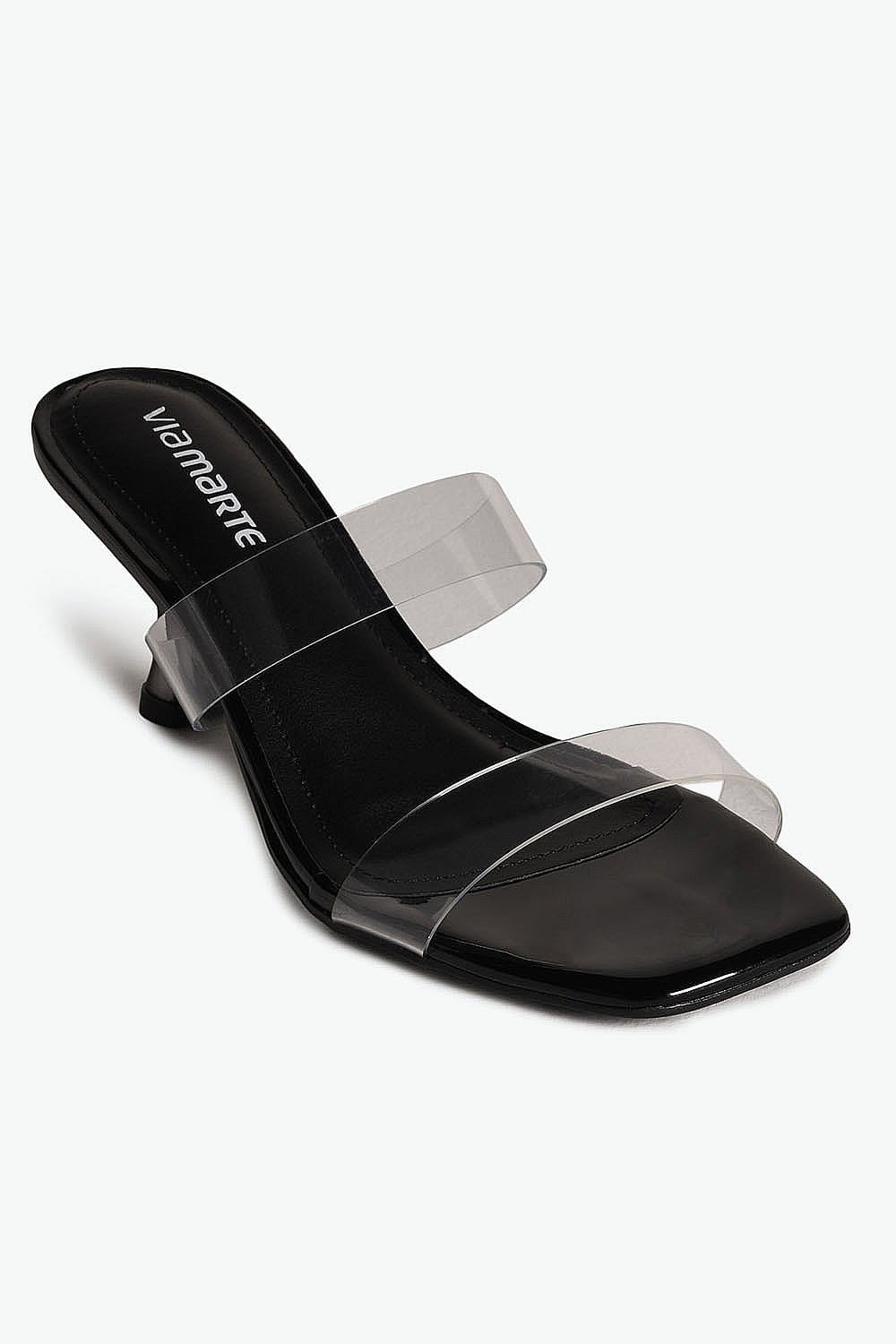 Tamanco Feminino Salto Via Marte Maryna Preto 2