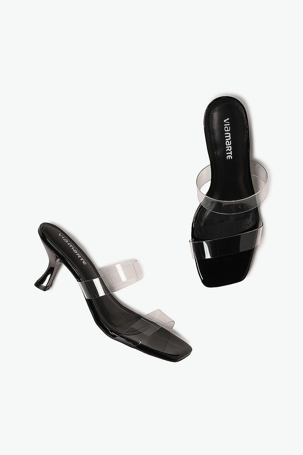 Tamanco Feminino Salto Via Marte Maryna Preto 5