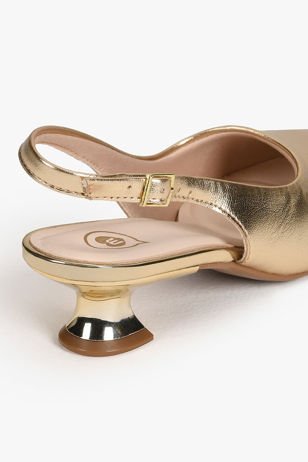 Sapato Slingback Molekinha Infantil Lunna Dourado 4