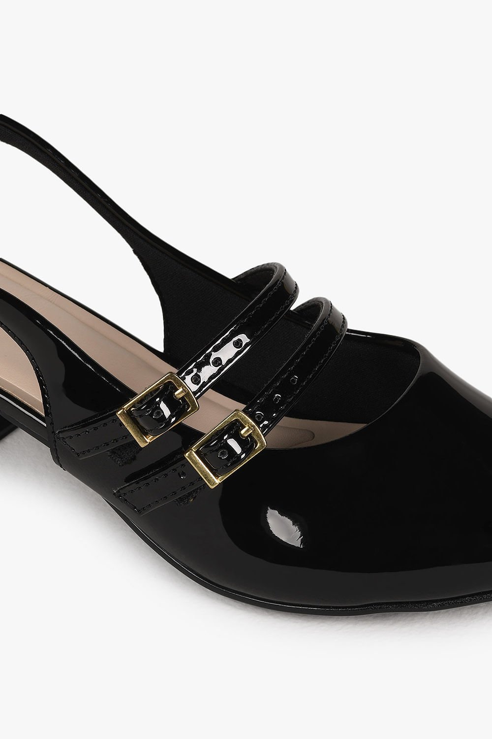 Sapato Slingback Molekinha Infantil Anny Preto 4