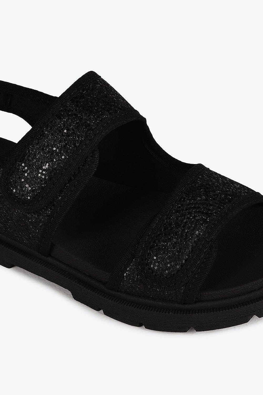 Sandália Papete Infantil Pink Cats Joy Preto 2