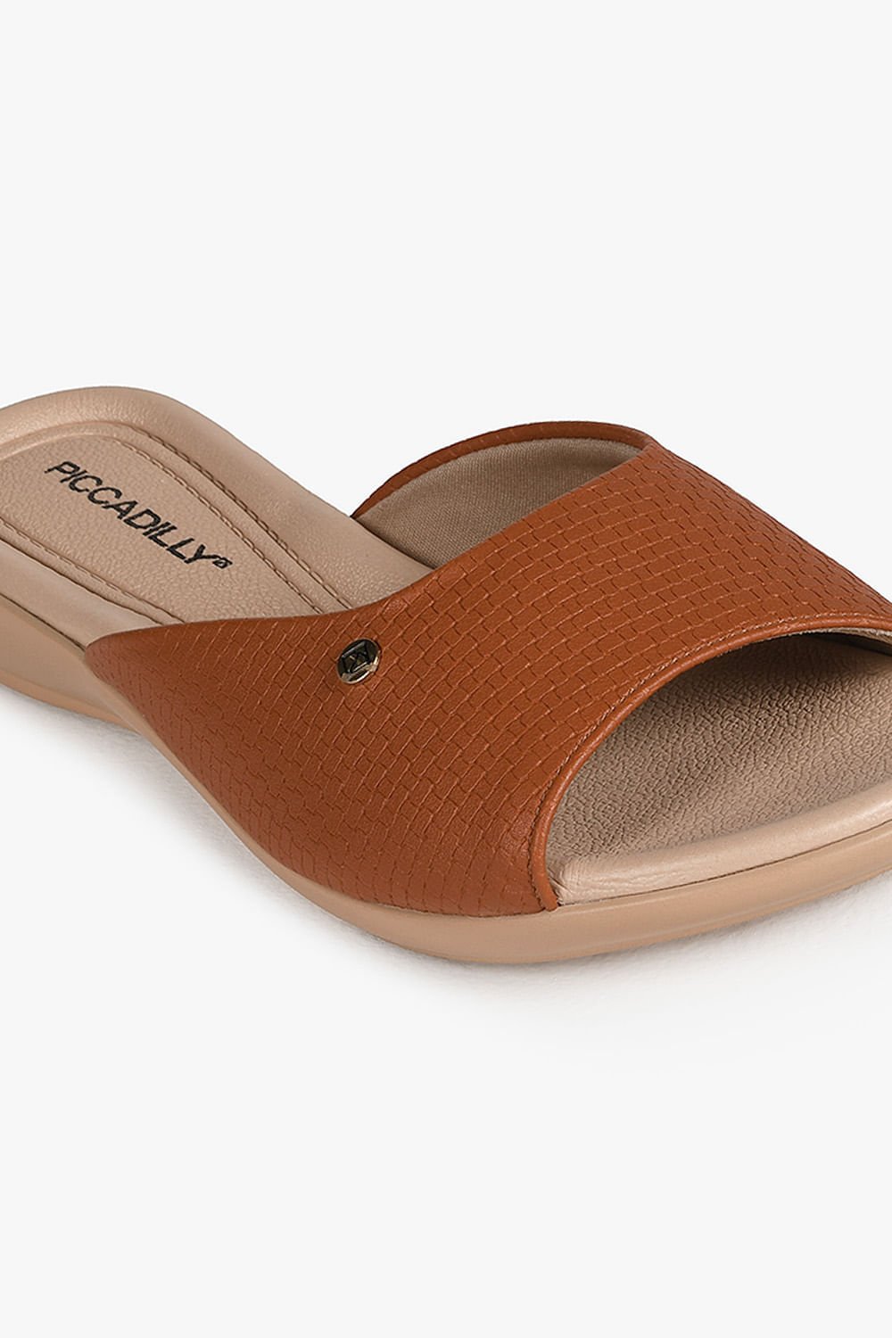 Conforto Feminino Salto Médio Piccadilly Nicy Caramelo 2