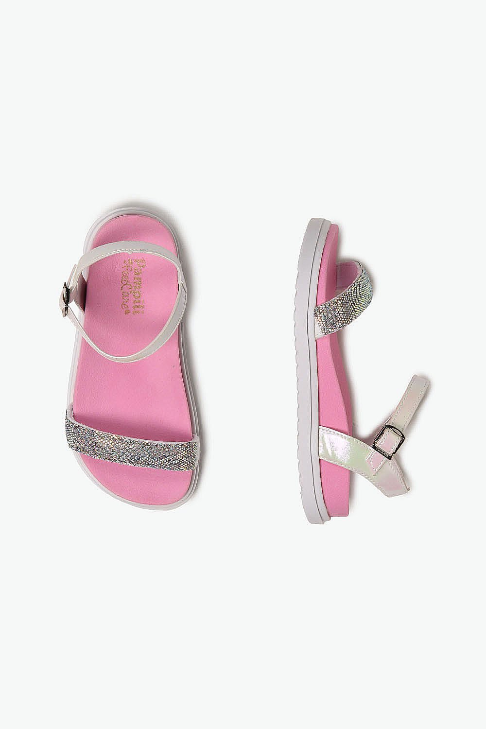 Sandália Papete Infantil Pampili July Branco 3