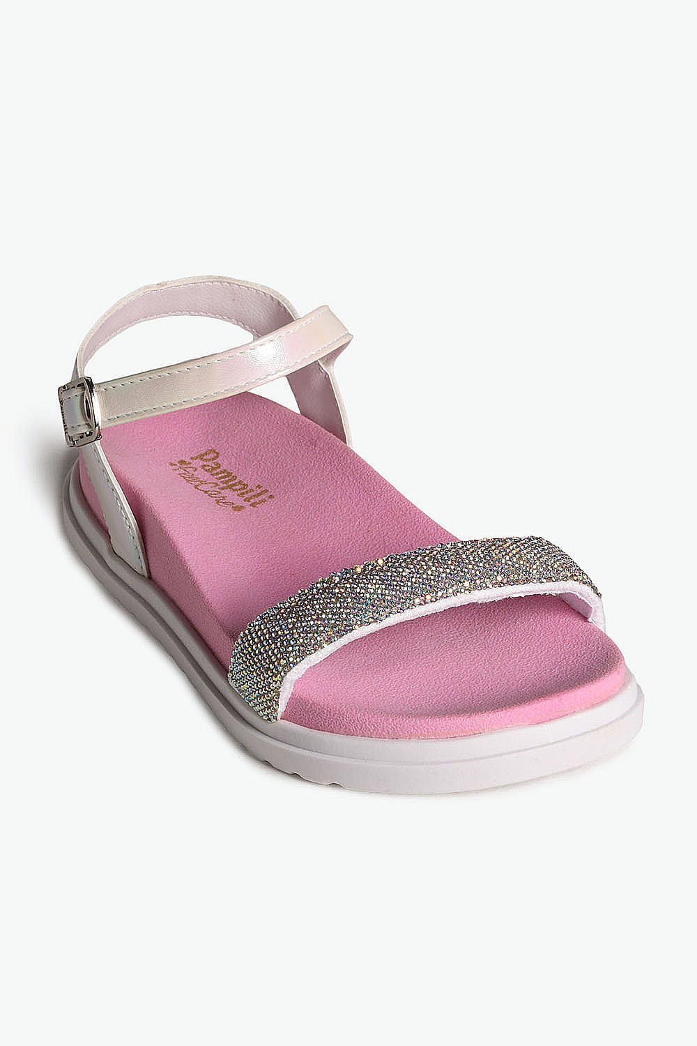 Sandália Papete Infantil Pampili July Branco 4