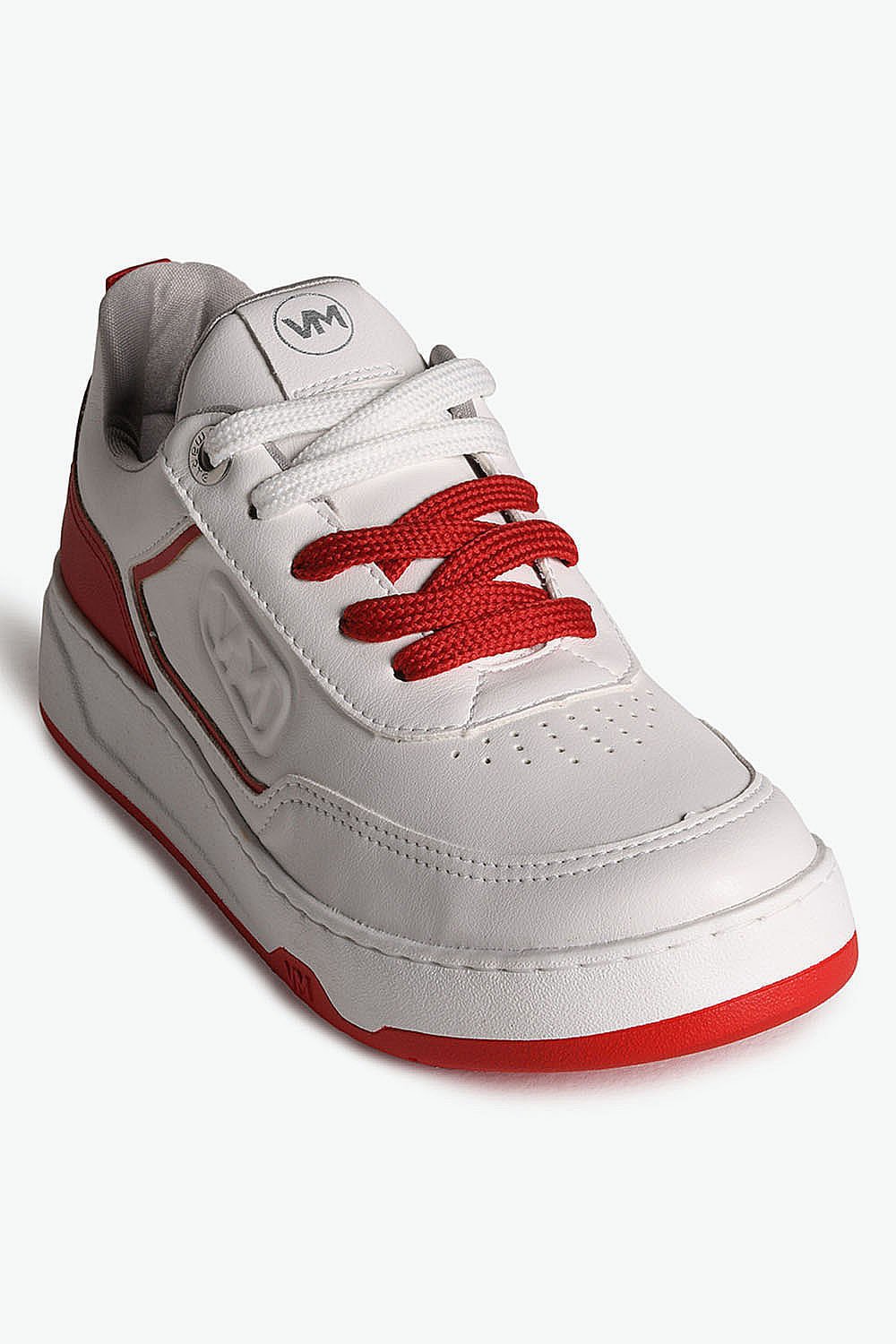 Tênis Feminino Plataforma Via Marte sephora Branco/Vermelho 4