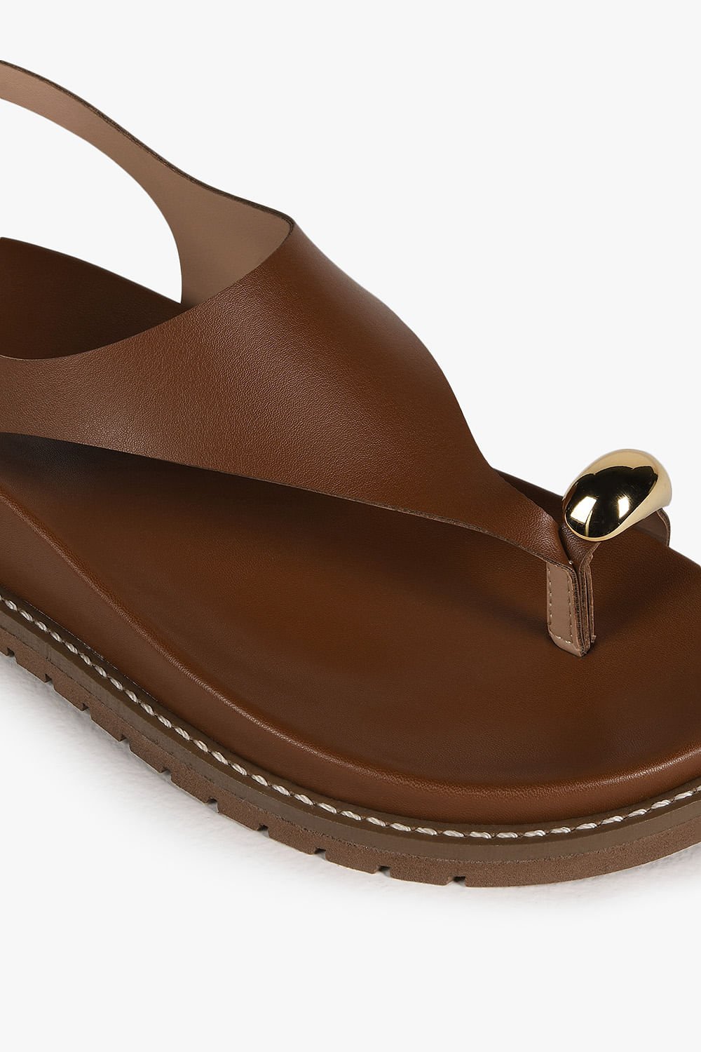 Sandália Feminina Papete Mundial Cilene Marrom 2