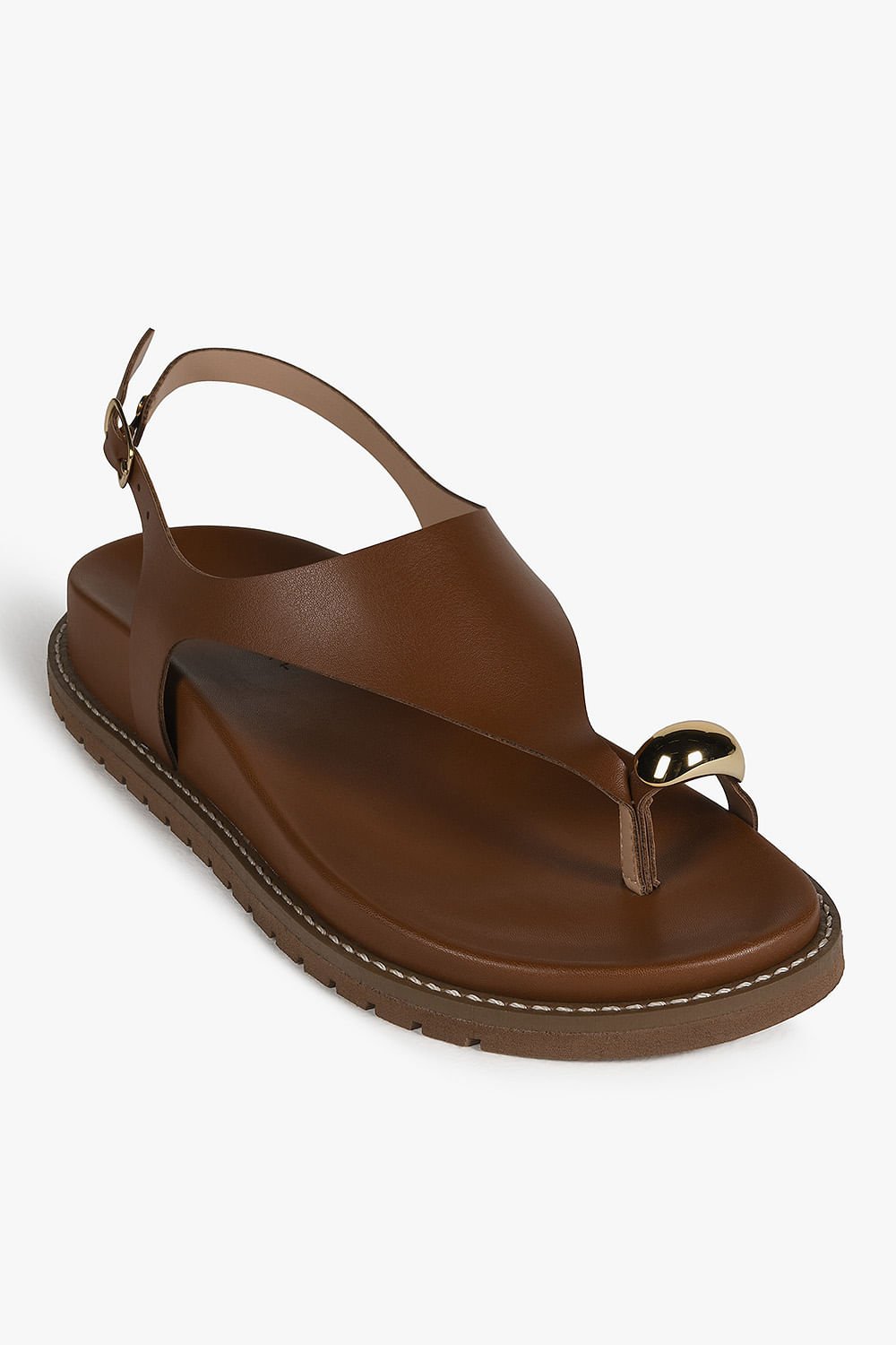 Sandália Feminina Papete Mundial Cilene Marrom 4