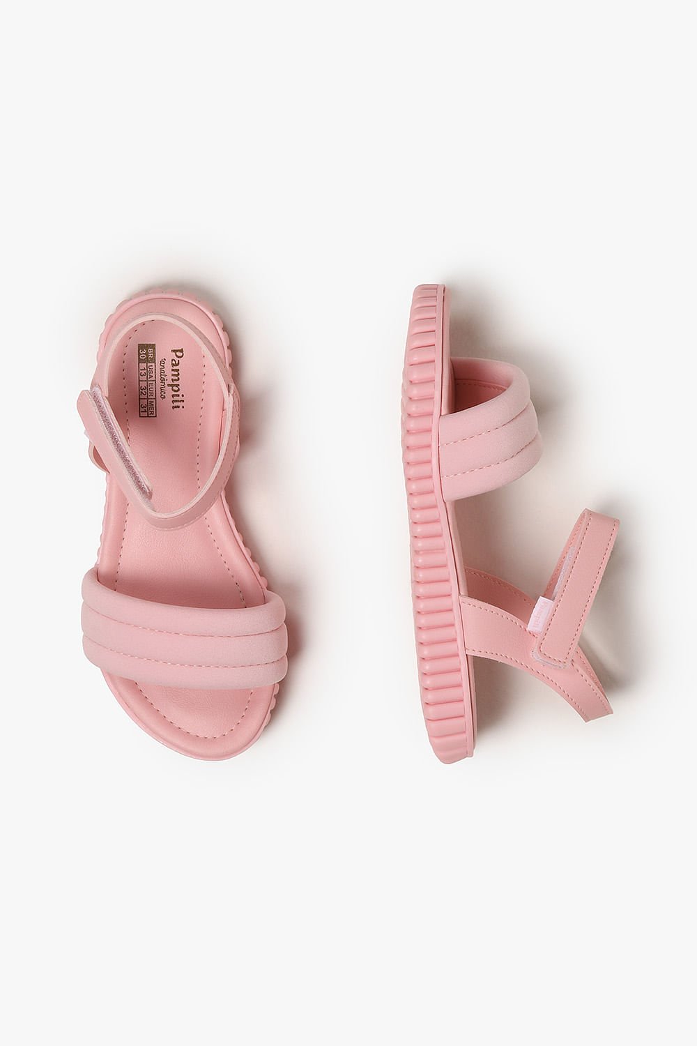 Sandália Infantil Pampili Ginna Menina Rosa 3