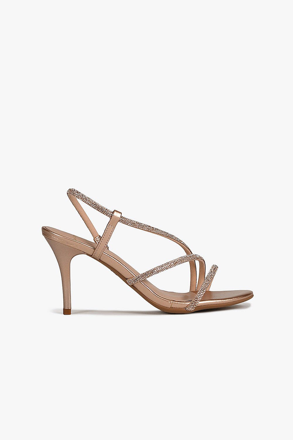 Sandália Feminina Salto Alto Mundial Emily Bronze 1