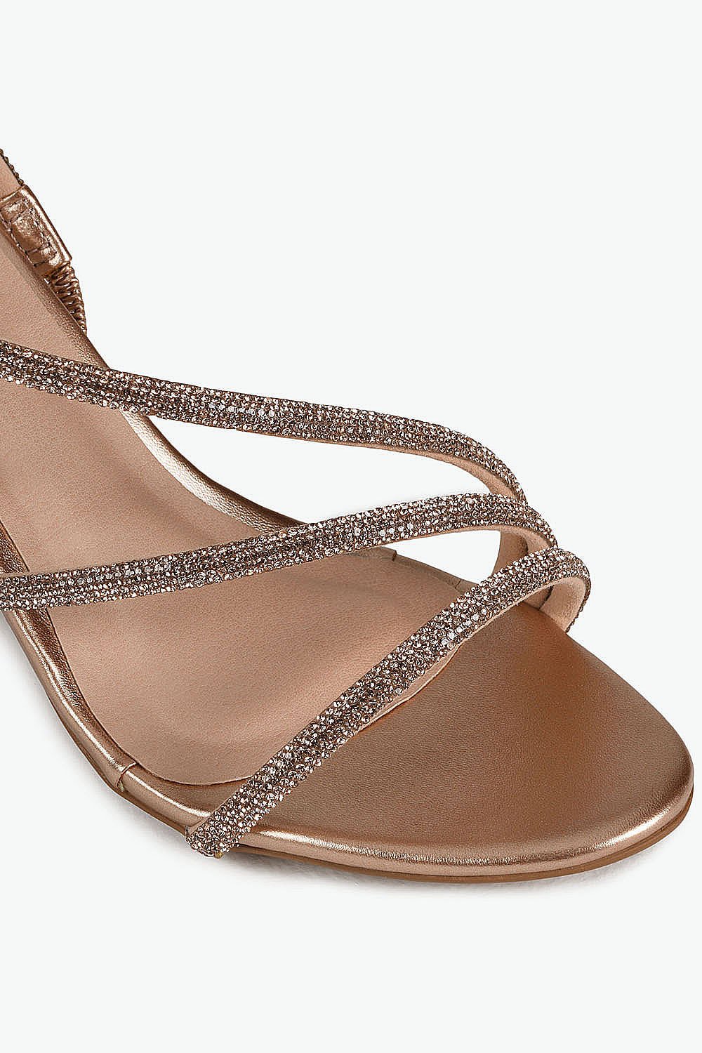 Sandália Feminina Salto Alto Mundial Emily Bronze 2