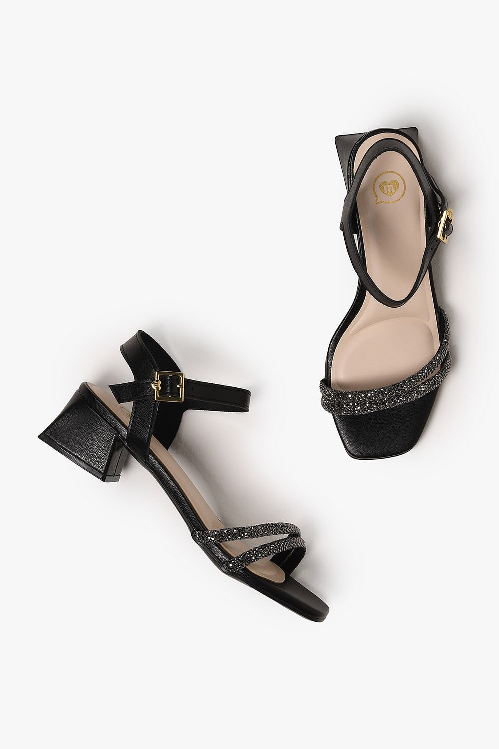 Sandália Infantil Salto Baixo Molekinha Nina Preto 3