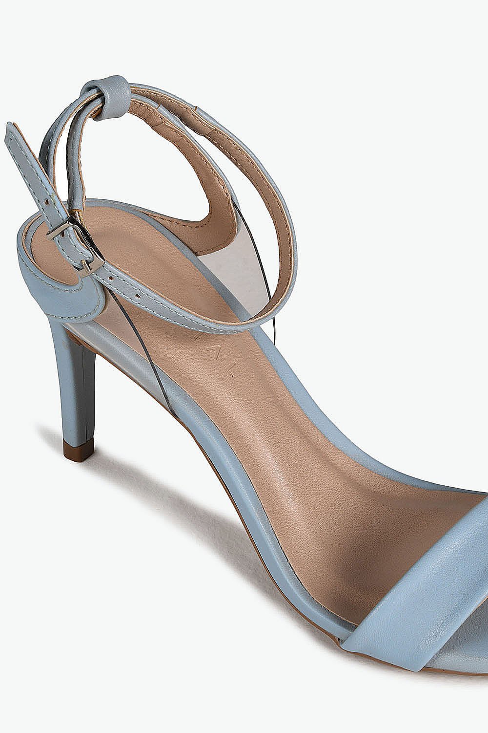 Sandália Feminina Salto Alto Mundial Lisa Azul 2