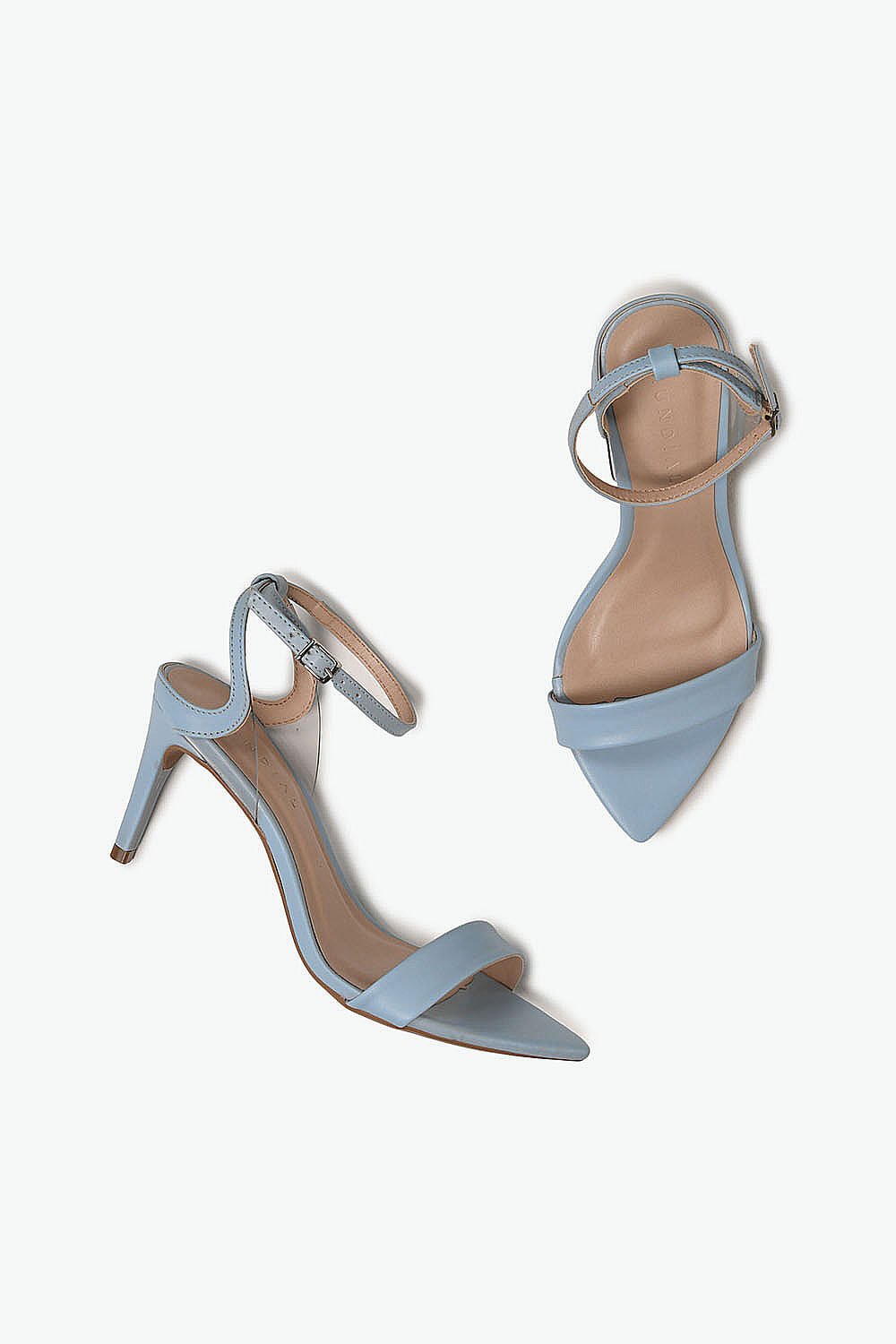 Sandália Feminina Salto Alto Mundial Lisa Azul 3