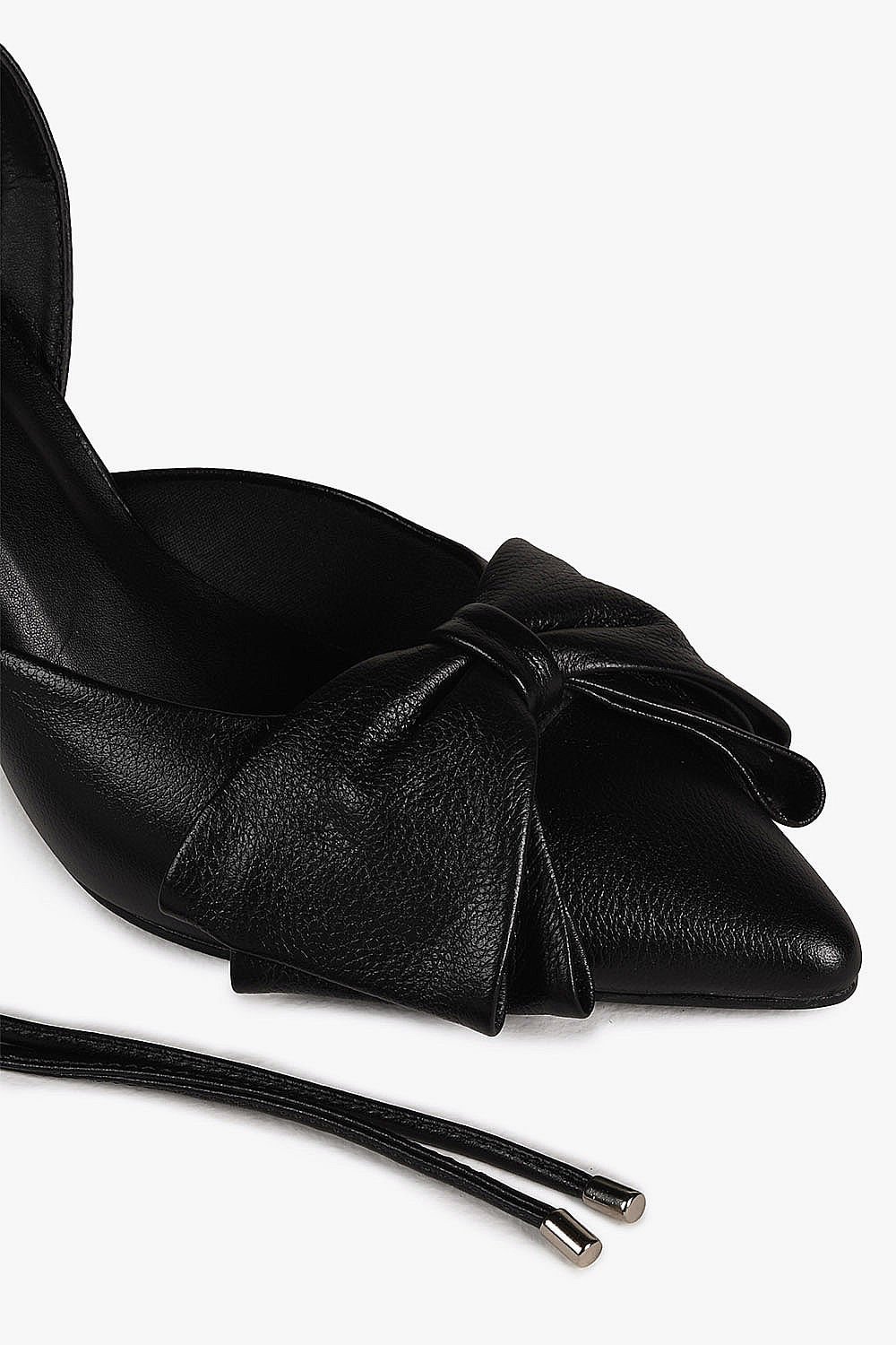 Sapato Feminino Slingback Salto Alto Mundial Thalita Preto 2