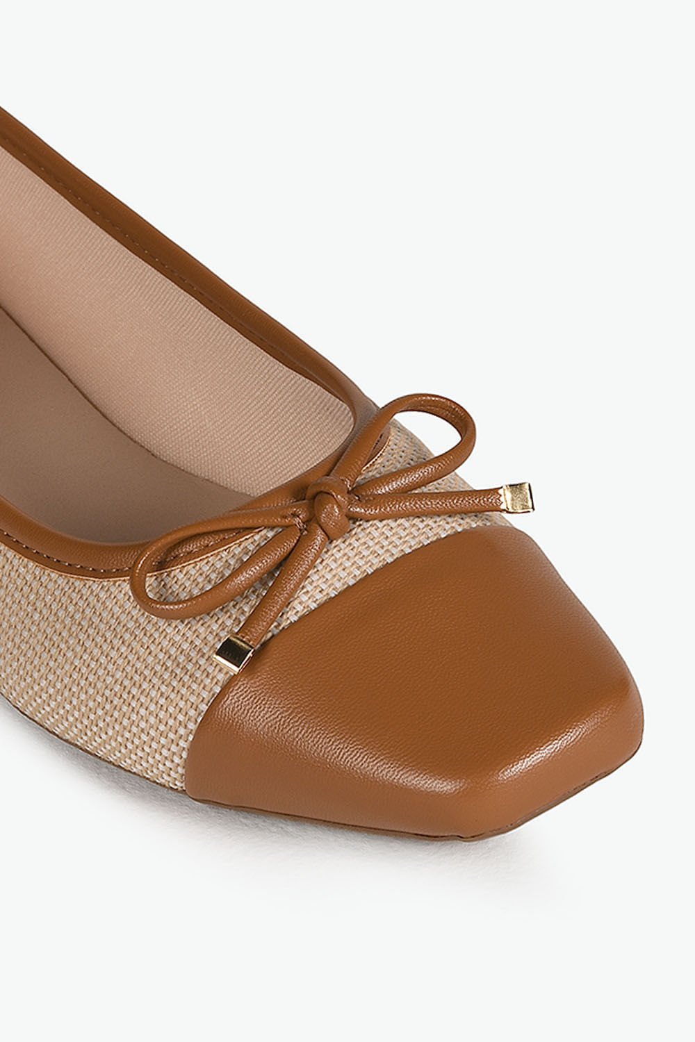 Sapatilha Feminina Bico Quadrado Mundial Jullia Caramelo 2