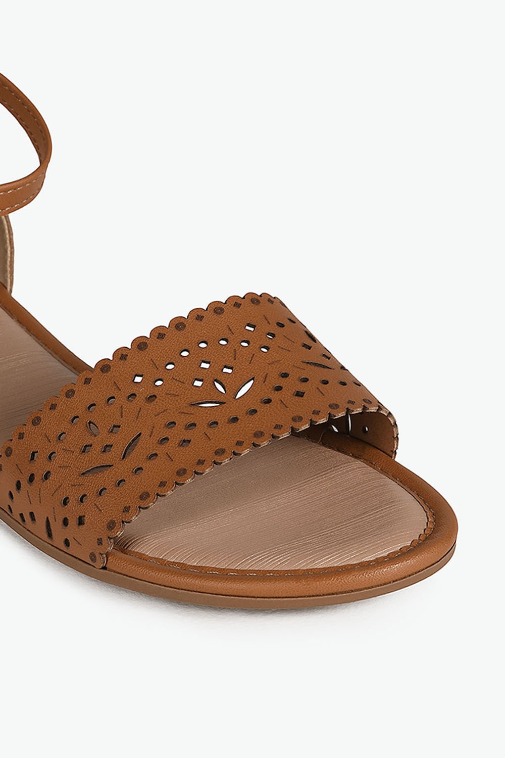 Sandália Feminina Rasteira Mississipi Philipa Marrom 2