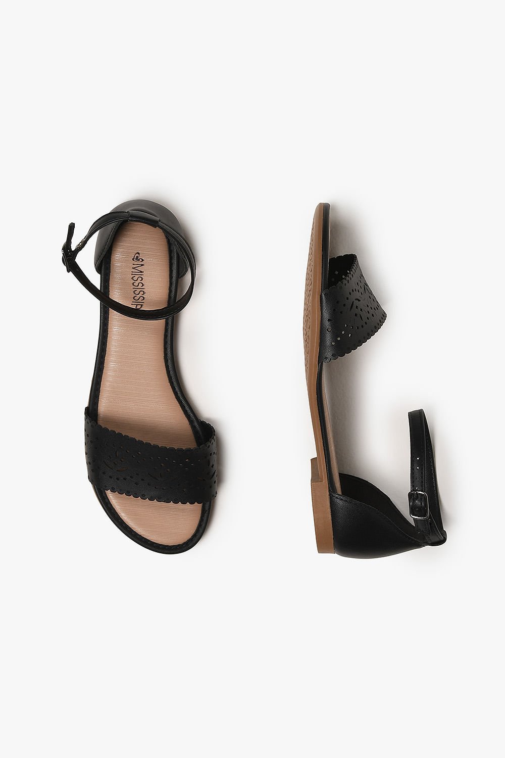 Sandália Feminina Rasteira Mississipi Philipa Preto 3