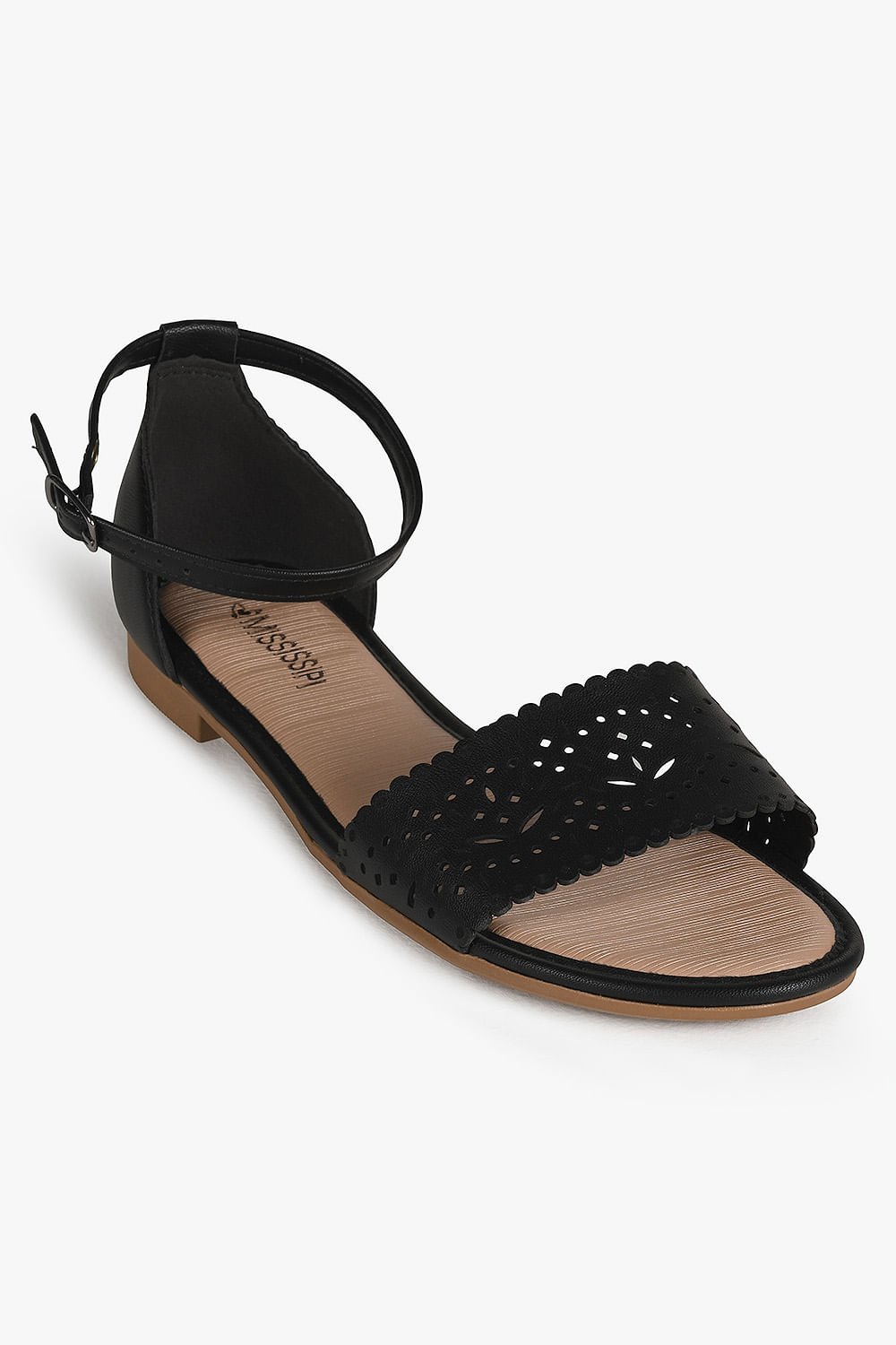 Sandália Feminina Rasteira Mississipi Philipa Preto 4