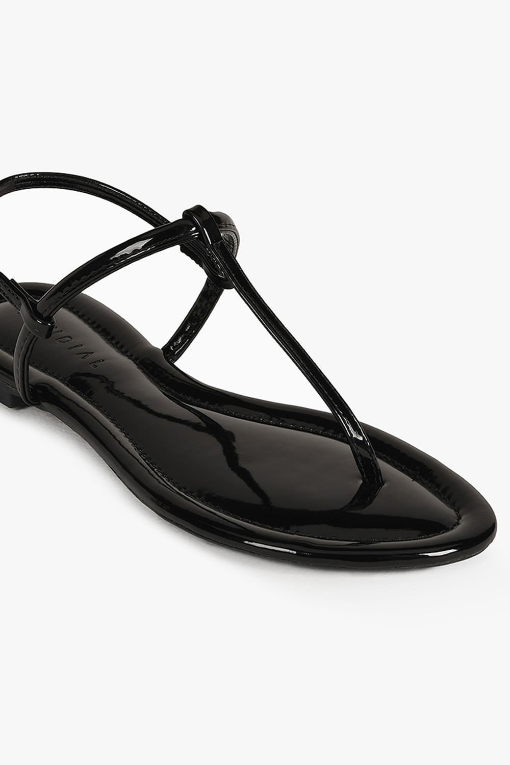 Sandália Feminina Rasteira Mundial Lucema Preto 2