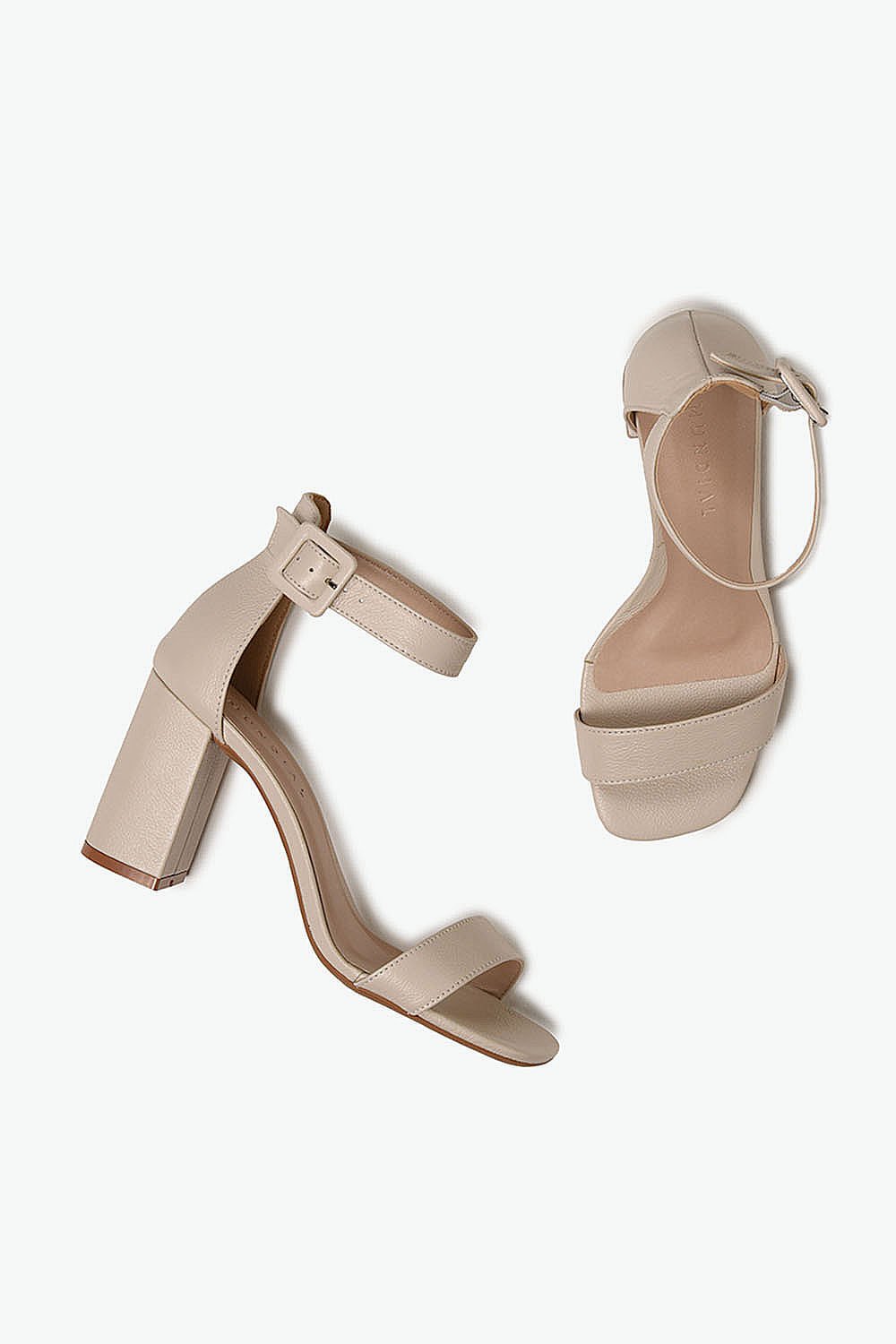 Sandália Feminina Salto Alto Mundial Acsa Branco 3