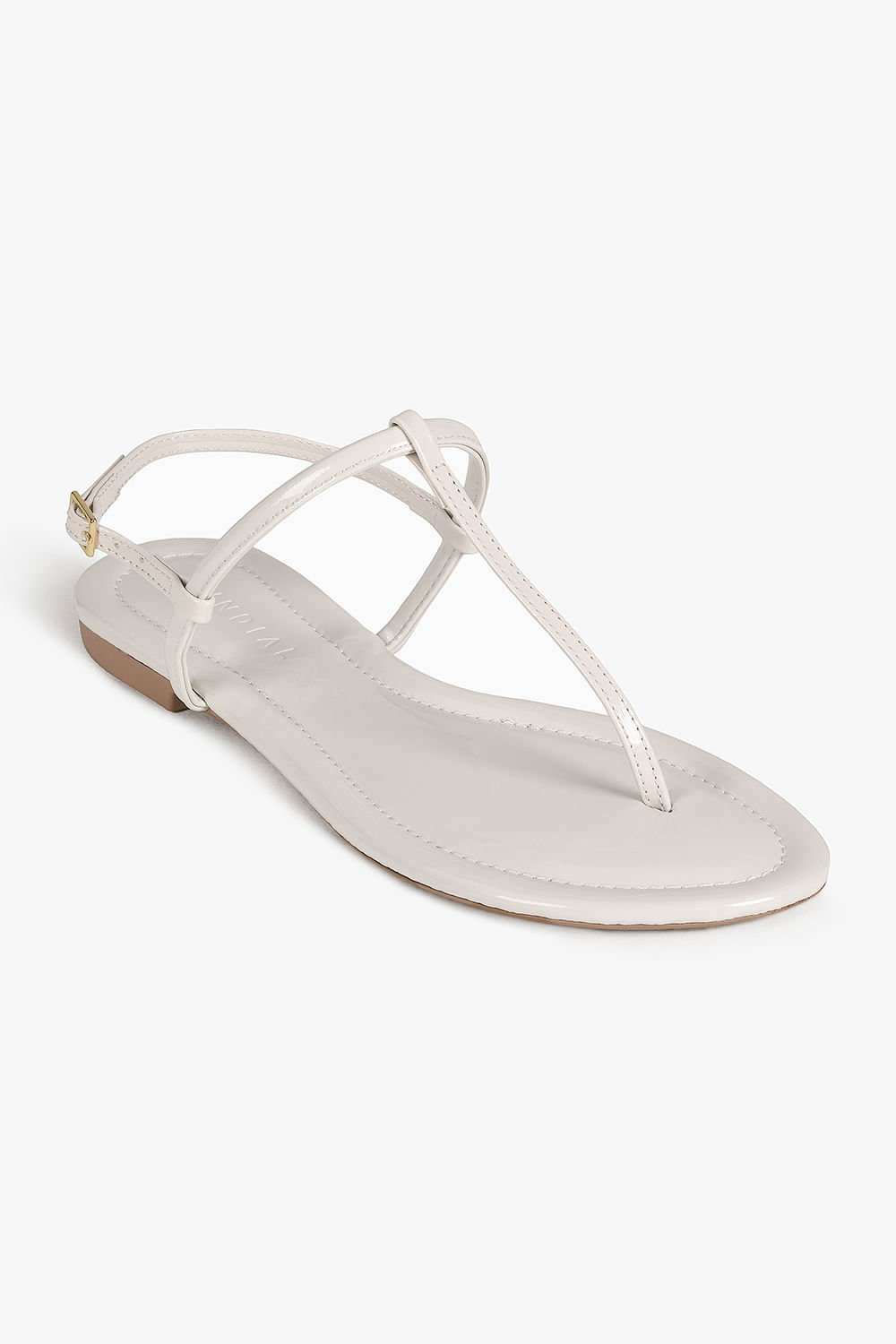 Sandália Feminina Rasteira Mundial Lucema Branco 4