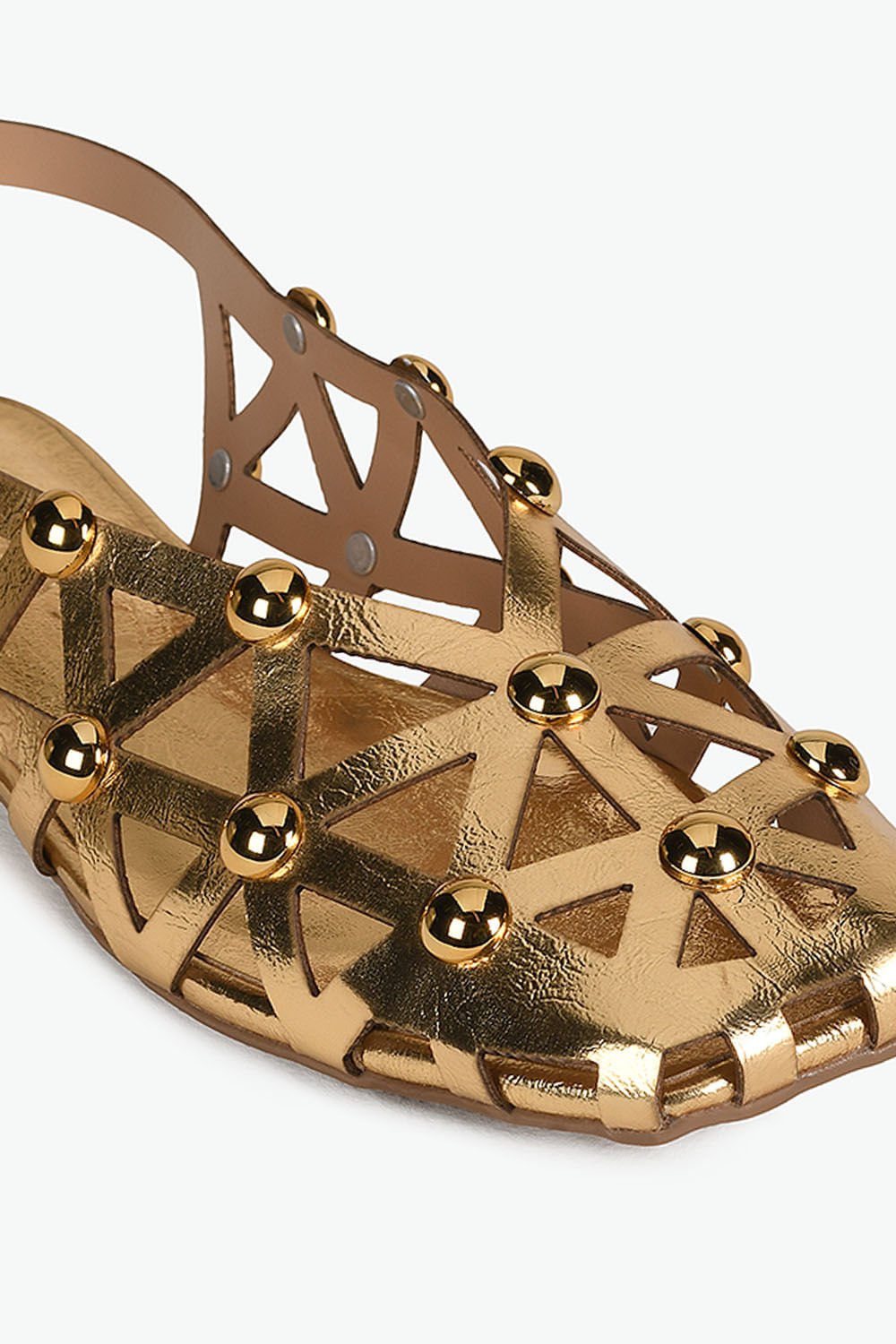Sapatilha Feminina Slingback Mundial Lady Dourado 2