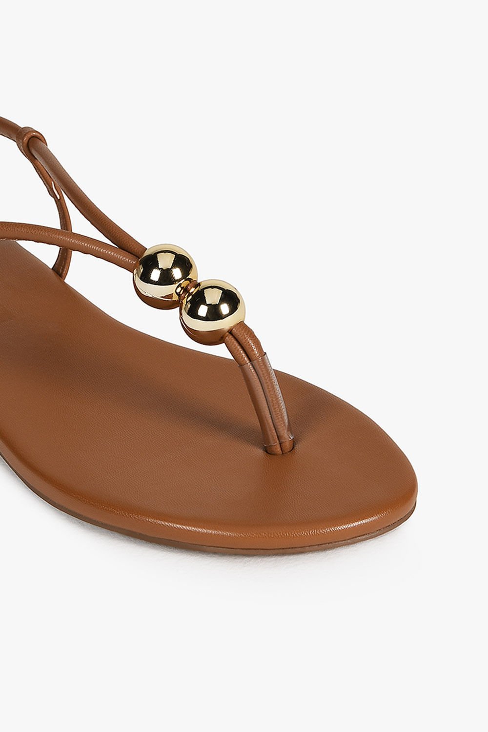 Sandália Feminina Rasteira Mundial Lucyane Marrom 2