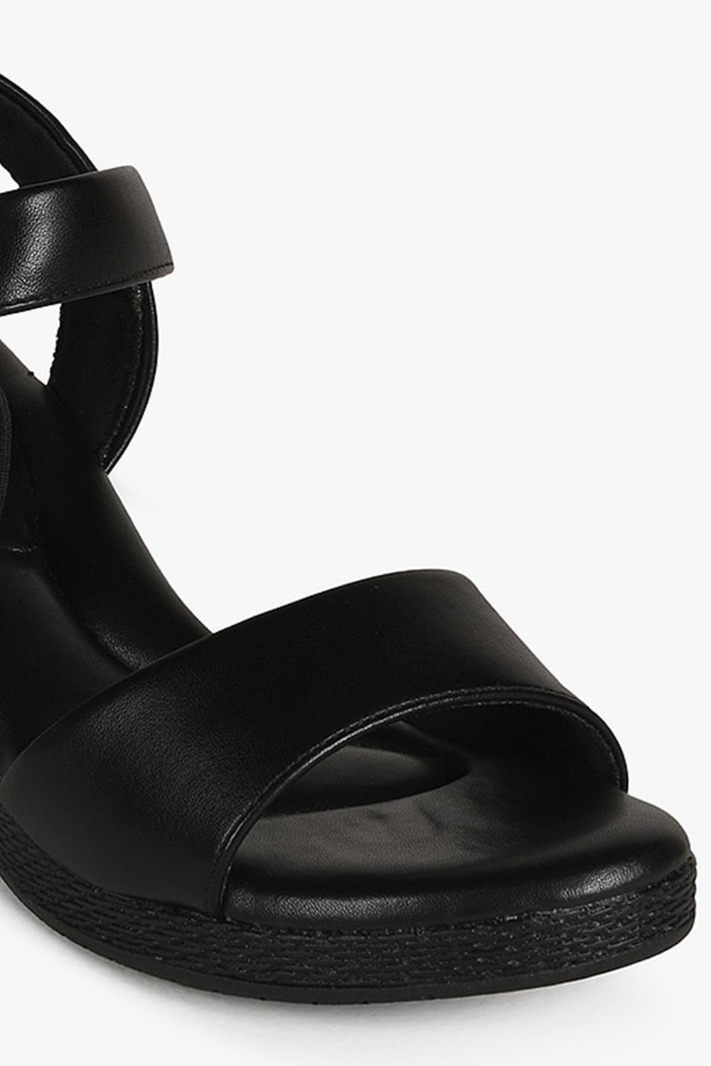 Sandália Feminina Anabela Comfortflex Mychelle Preto 2