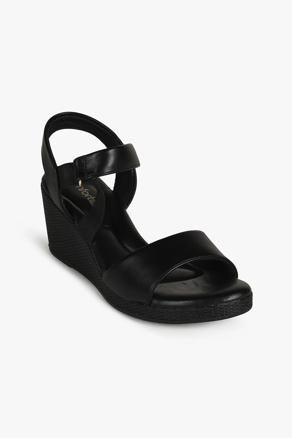 Sandália Feminina Anabela Comfortflex Mychelle Preto 3