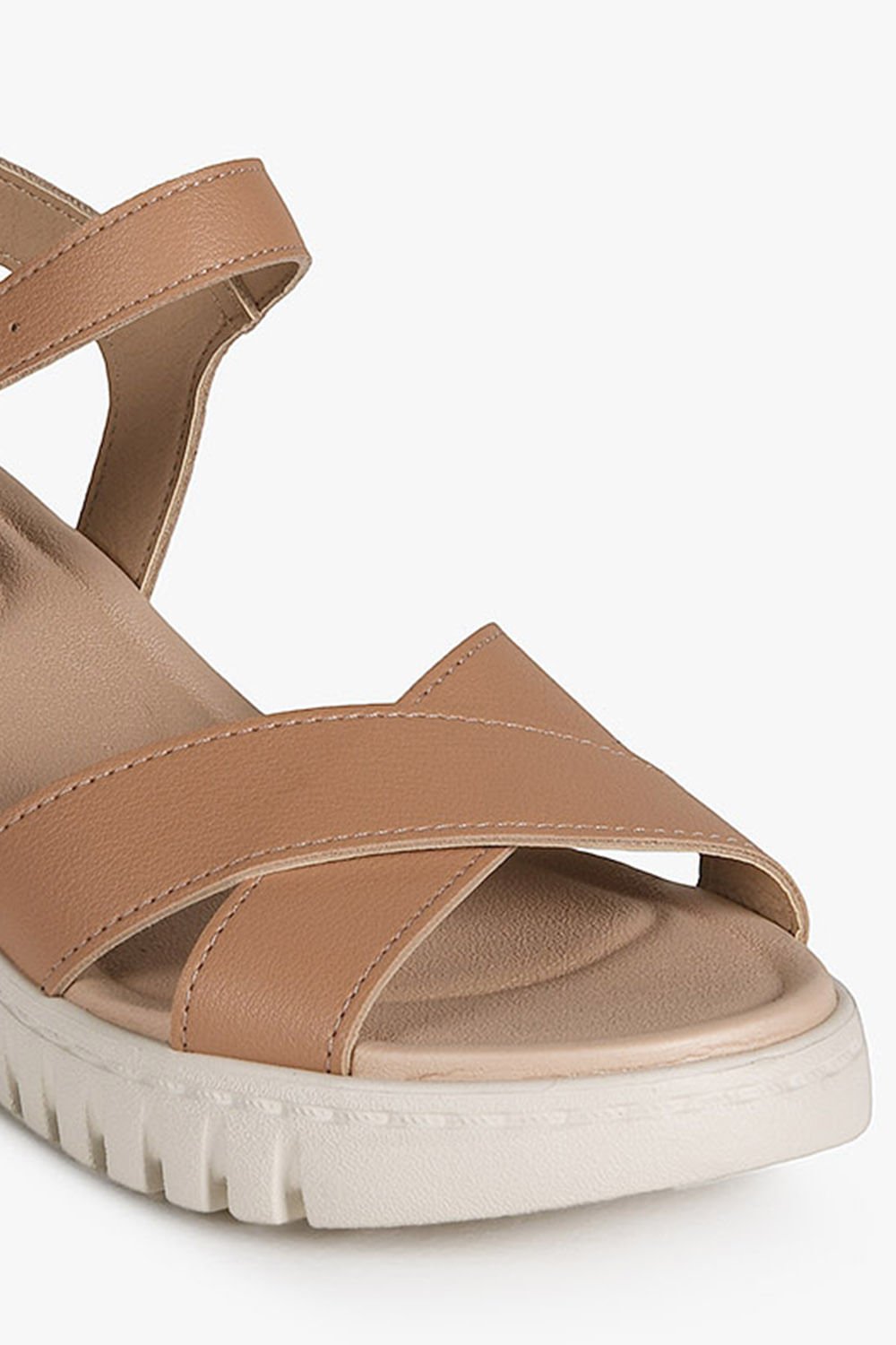 Sandália Feminina Anabela Modare Melisa Marrom 2