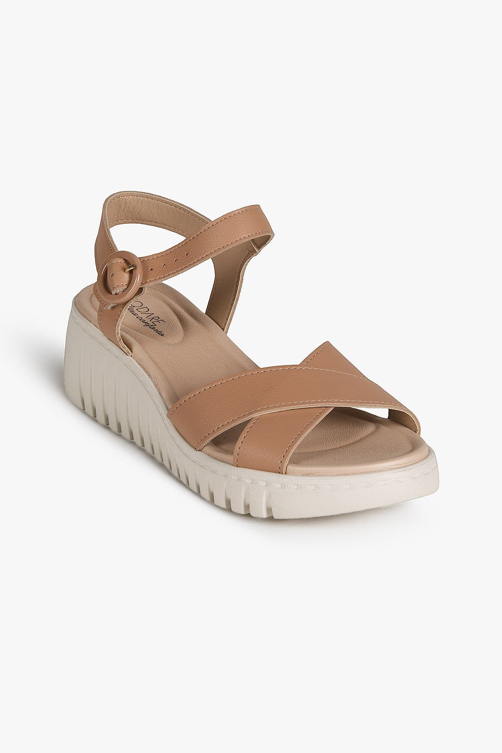 Sandália Feminina Anabela Modare Melisa Marrom 3