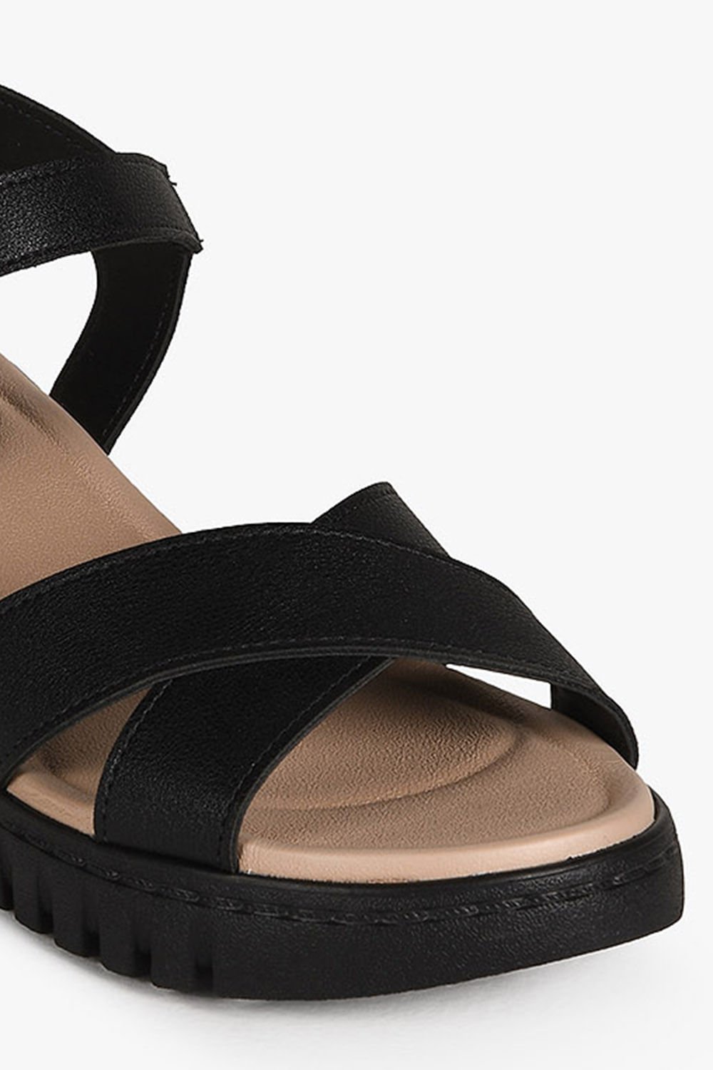 Sandália Feminina Anabela Modare Melisa Preto 2