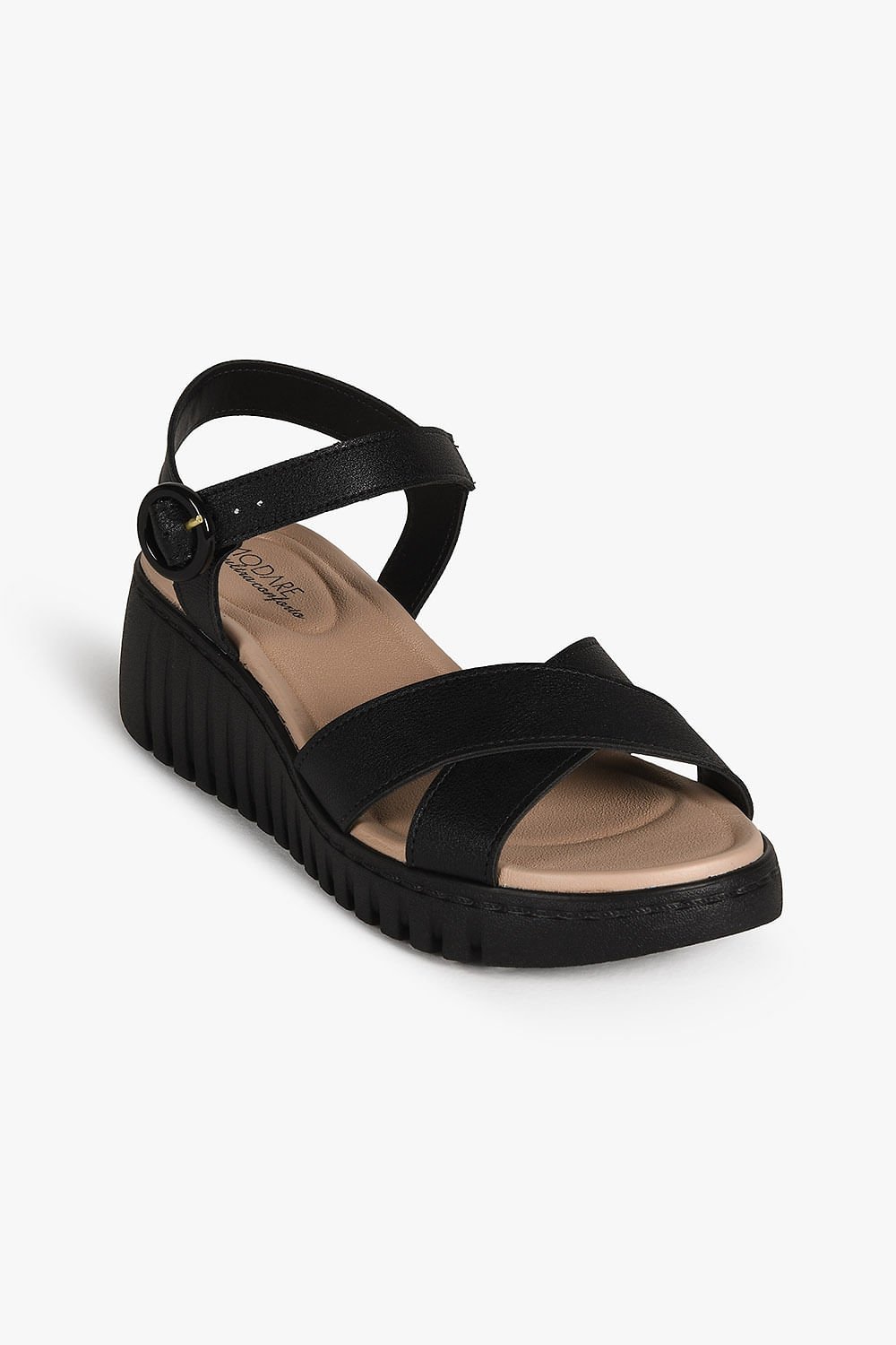 Sandália Feminina Anabela Modare Melisa Preto 3