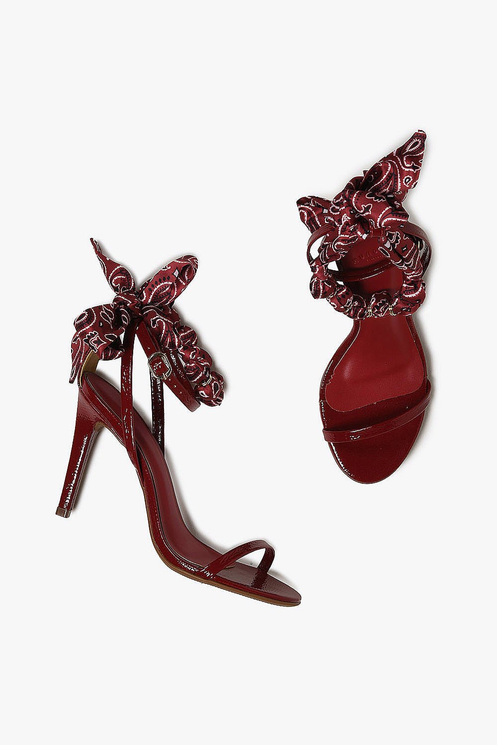 Sandália Feminina Salto Alto Mundial Jessica Bordô 3