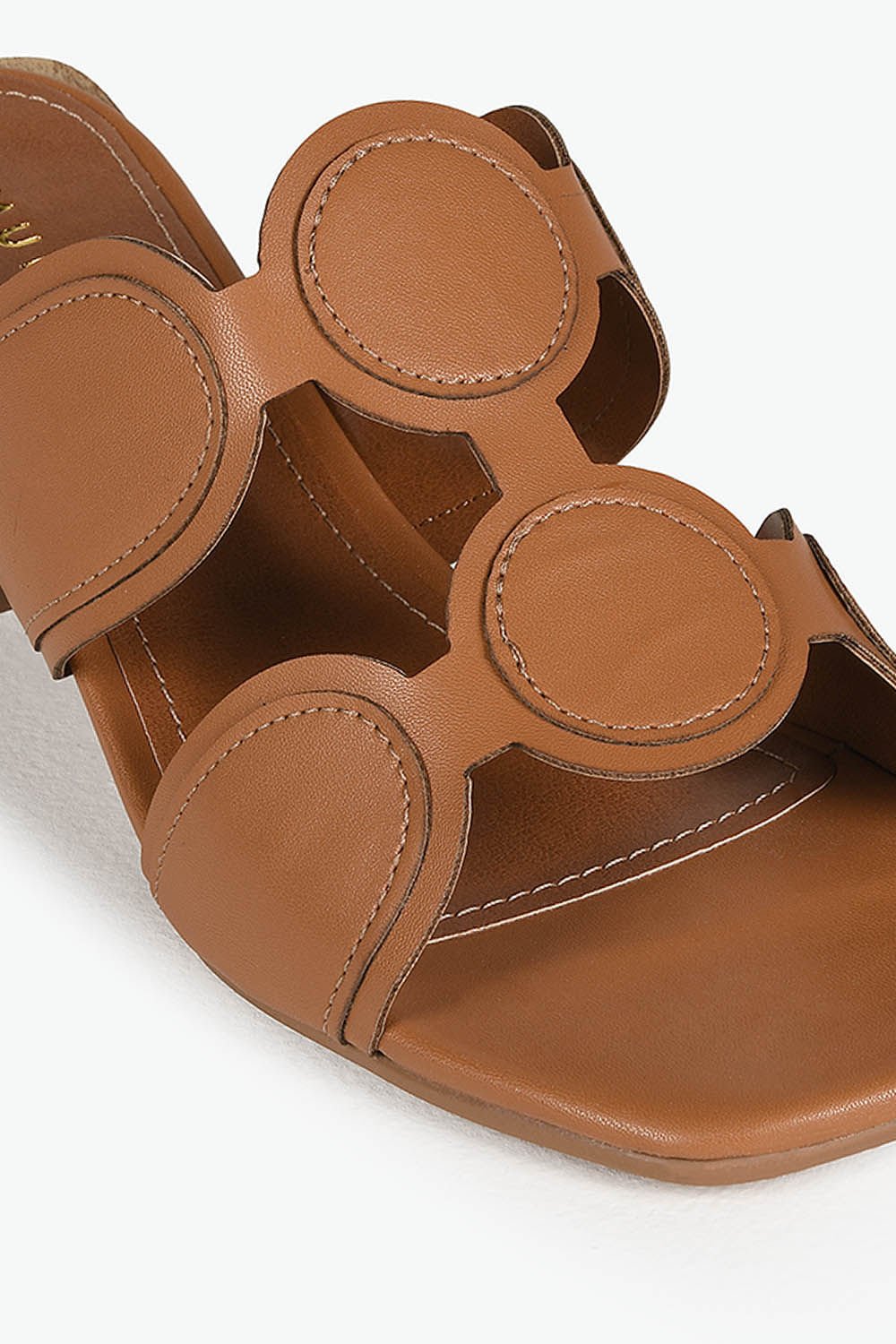 Tamanco Feminino Salto Alto Mundial Naiobi Marrom 2