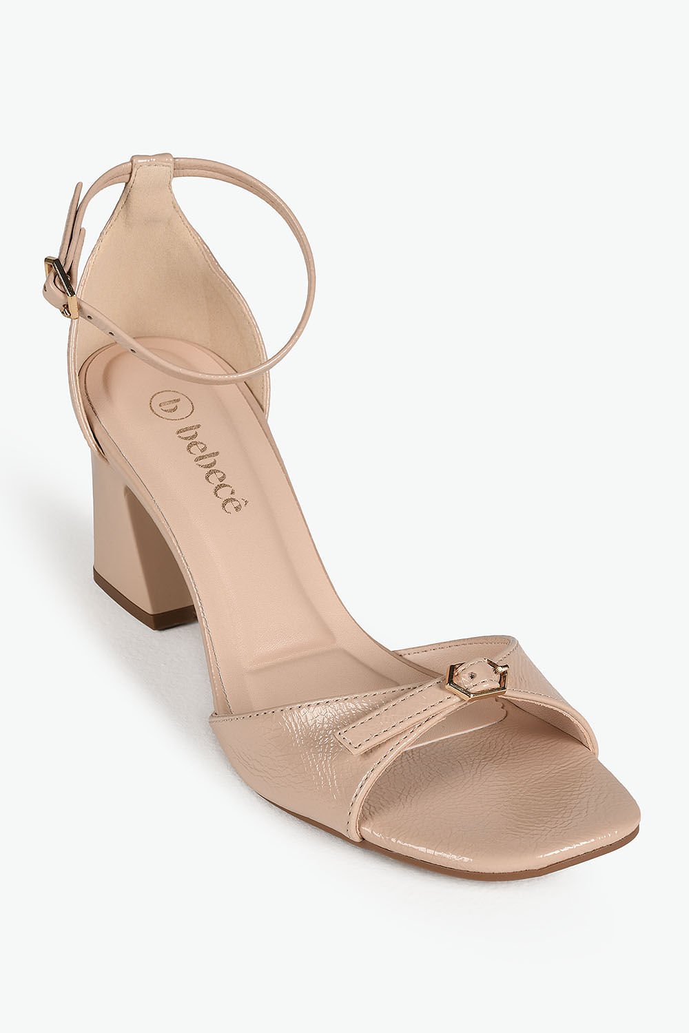 Sandália Feminina Salto Alto Bebece Anahi Bege 4